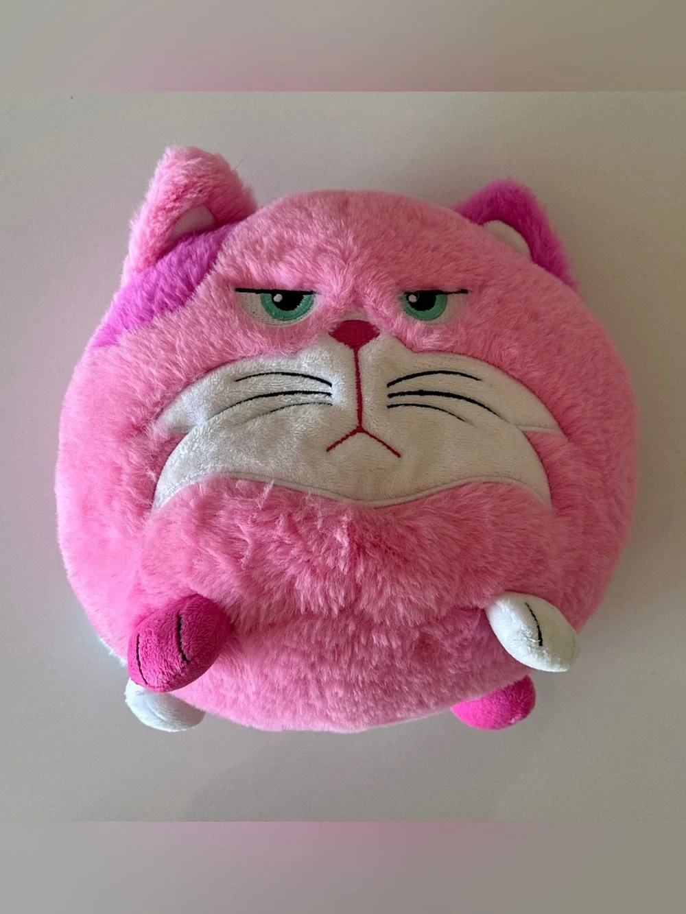 Idea Tank Hangry Petz Lucy Pink Cat Plush 8